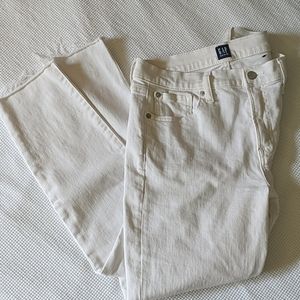 Gap True Skinny White Jeans (Sz 10)